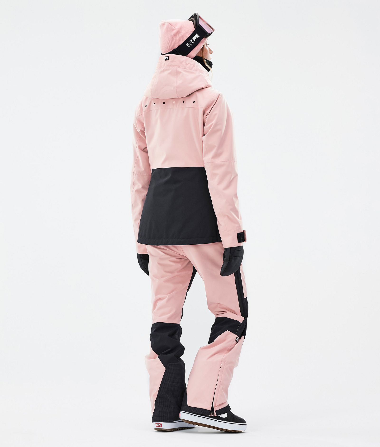 Montec Moss W Kurtka Snowboardowa Kobiety Soft Pink/Black, Zdjęcie 5 z 10