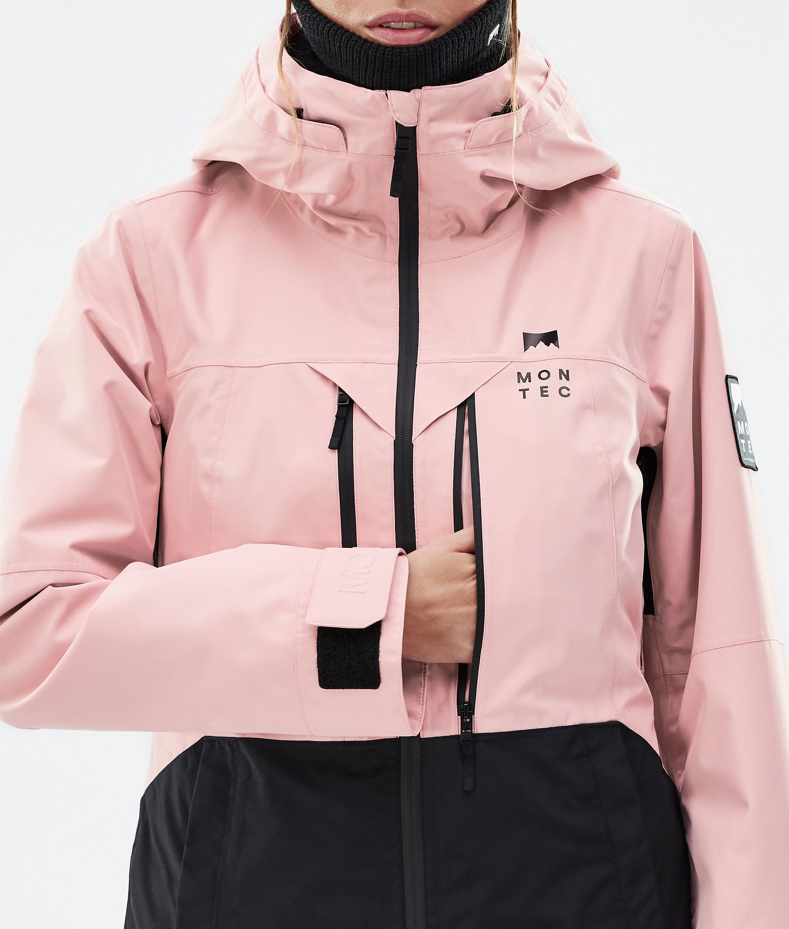 Montec Moss W Skijakke Dame Soft Pink/Black