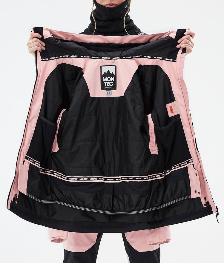 Montec Moss W Ski jas Dames Soft Pink/Black, Afbeelding 10 van 10