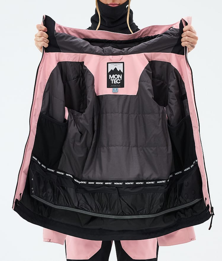 Montec Moss W Veste Snowboard Femme Soft Pink/Black, Image 9 of 9