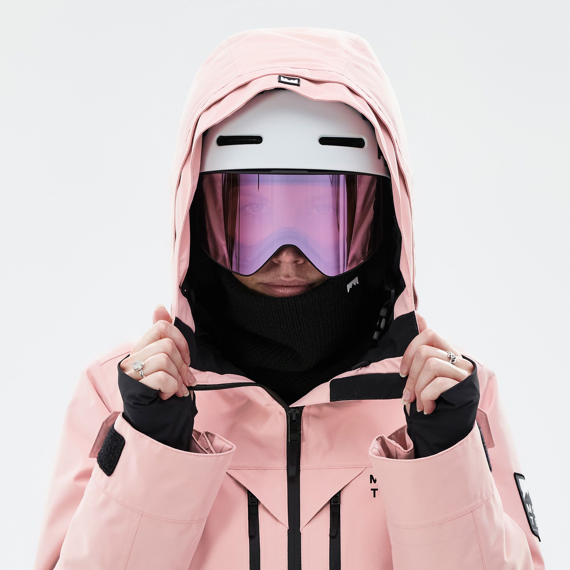 Montec Moss W Ski Jacket Women Pink/Black | Montecwear.com