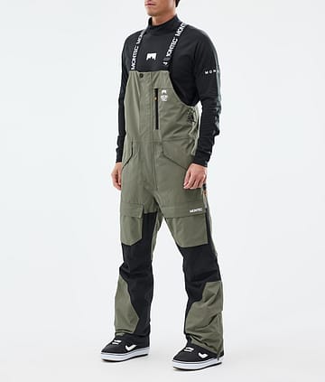 Montec Fawk Pantaloni Snowboard Uomo Greenish/Black