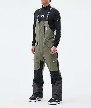 Montec Fawk Pantaloni Snowboard Uomo Greenish/Black/Phantom