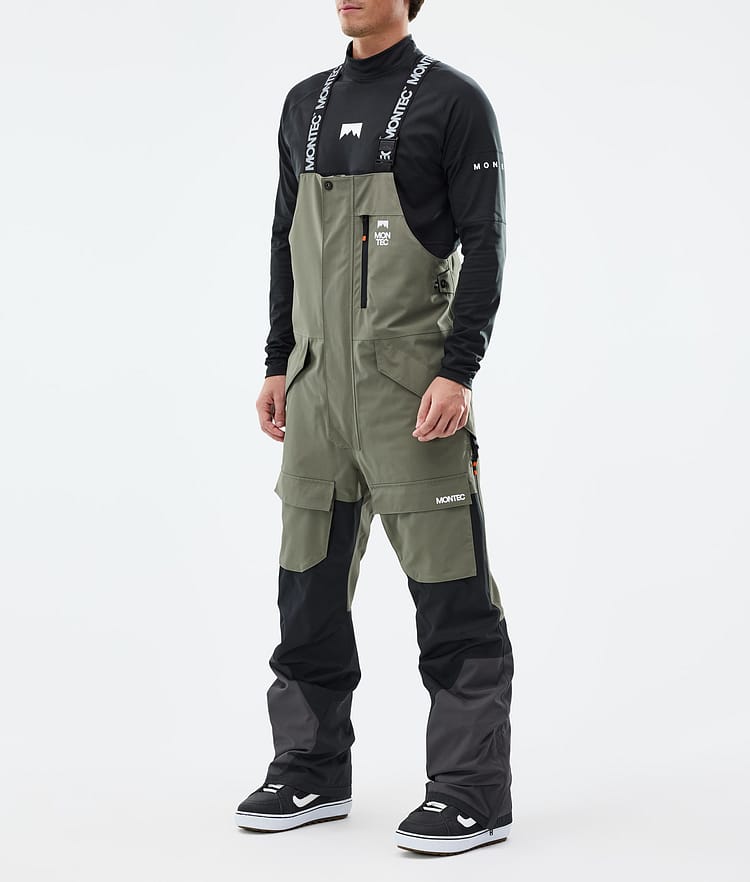 Montec Fawk Snowboard Broek Heren Greenish/Black/Phantom, Afbeelding 1 van 6