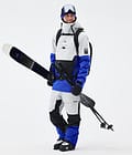 Montec Fawk Ski Pants Men Light Grey/Black/Cobalt Blue