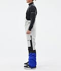Montec Fawk Pantalon de Snowboard Homme Light Grey/Black/Cobalt Blue, Image 3 sur 7