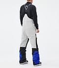 Montec Fawk Pantalon de Snowboard Homme Light Grey/Black/Cobalt Blue, Image 4 sur 7