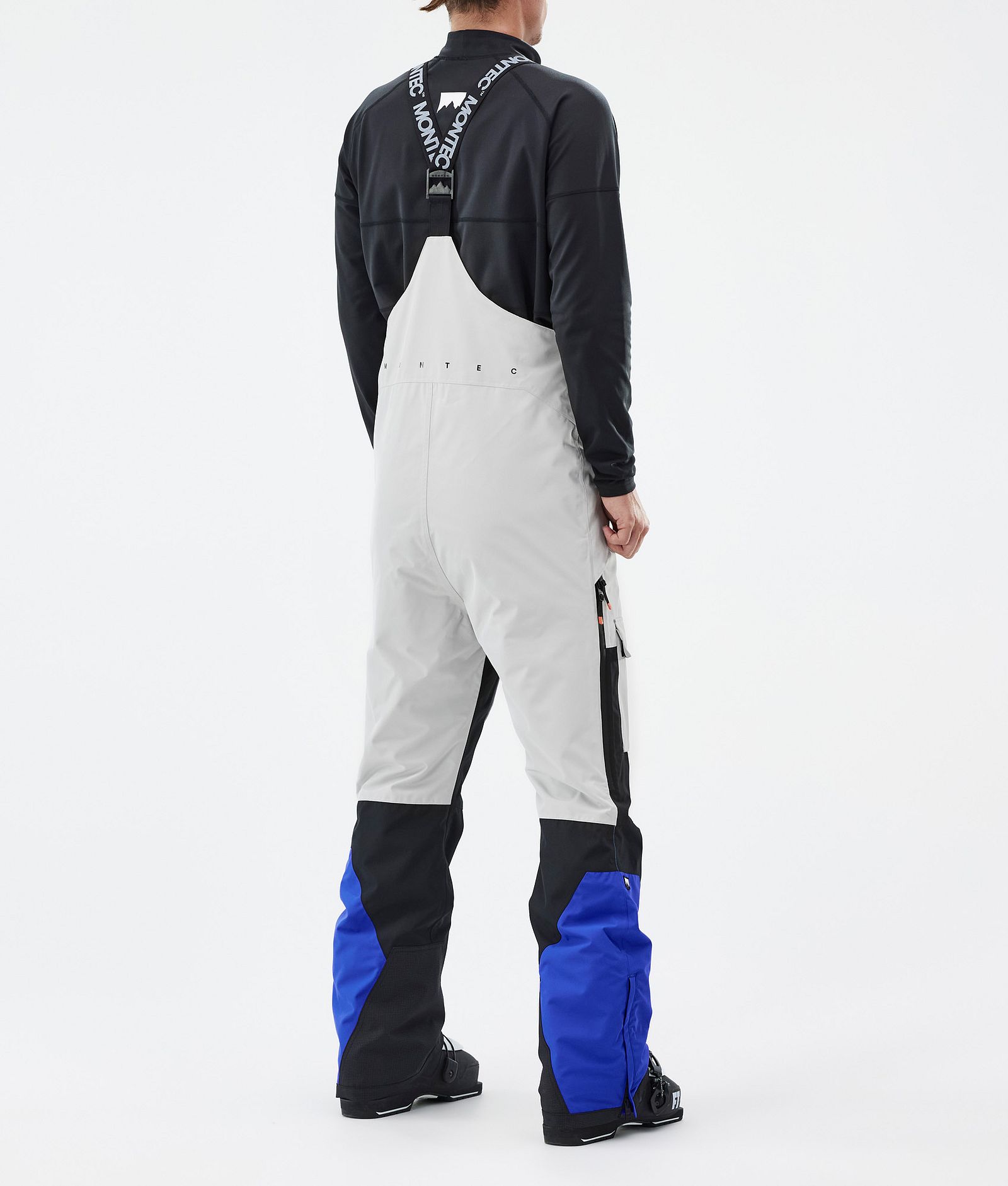 Montec Fawk Pantaloni Sci Uomo Light Grey/Black/Cobalt Blue, Immagine 4 di 7