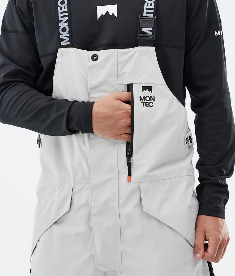 Montec Fawk Snowboardhose Herren Light Grey/Black/Cobalt Blue, Image 6 of 7