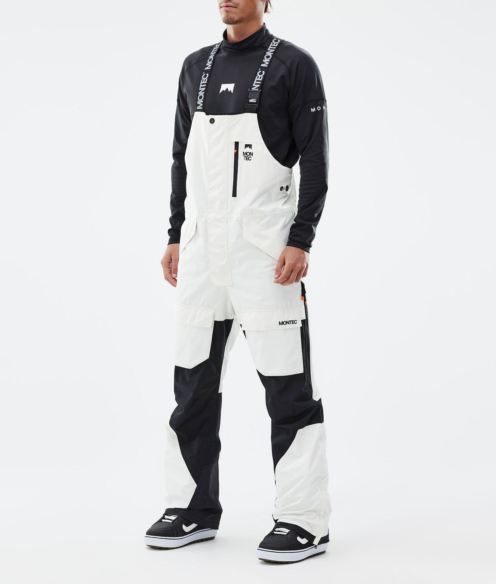 Montec Fawk Pantaloni Snowboard Uomo Old White/Black, Immagine 1 di 7