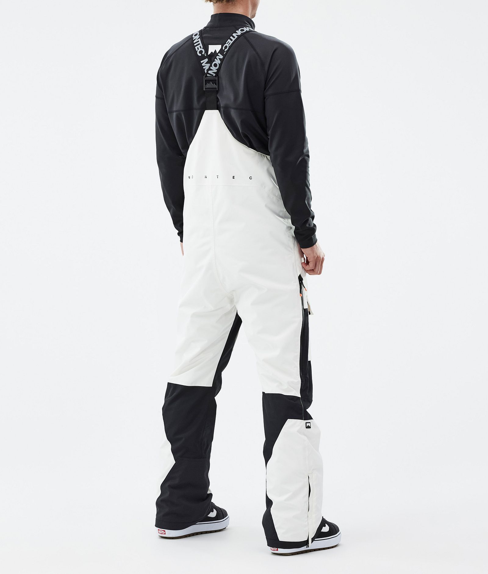 Montec Fawk Spodnie Snowboardowe Mężczyźni Old White/Black, Zdjęcie 4 z 7