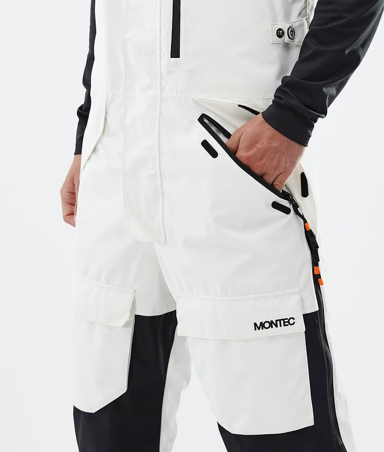 Montec Fawk Pantaloni Snowboard Uomo Old White/Black