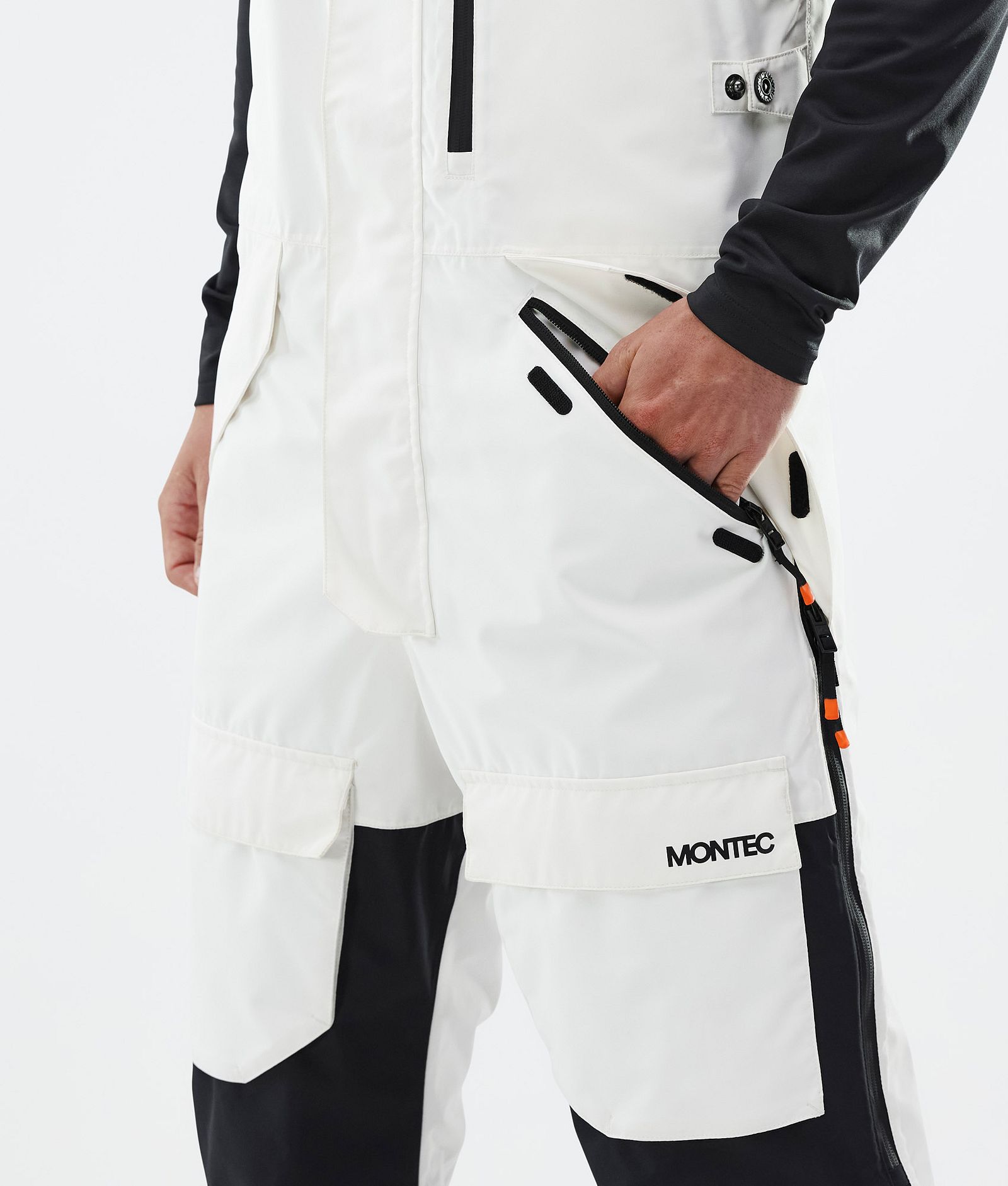 Montec Fawk Pantalones Snowboard Hombre Old White/Black