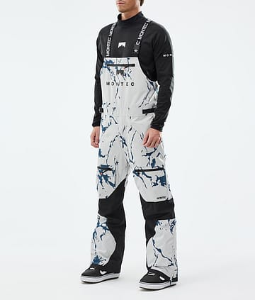 Montec Arch Pantaloni Snowboard Uomo Ice/Black