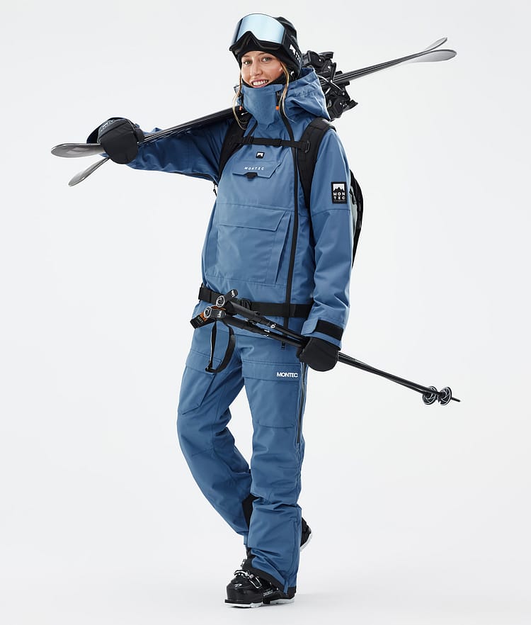 Montec Fawk W Pantalon de Ski Femme Blue Steel - Bleu