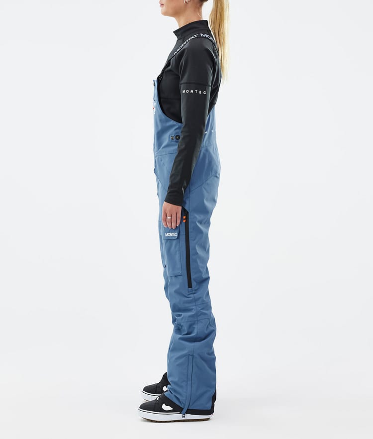 Montec Fawk W Pantalon de Snowboard Femme Blue Steel