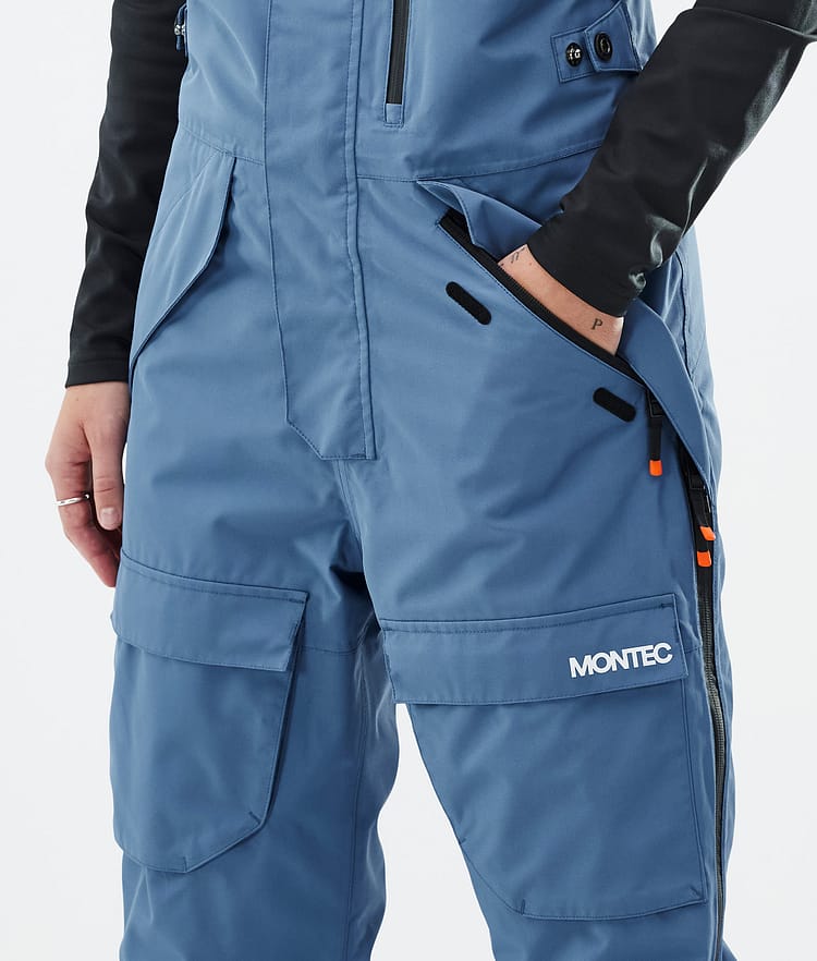 Montec Fawk W Pantalon de Ski Femme Blue Steel - Bleu