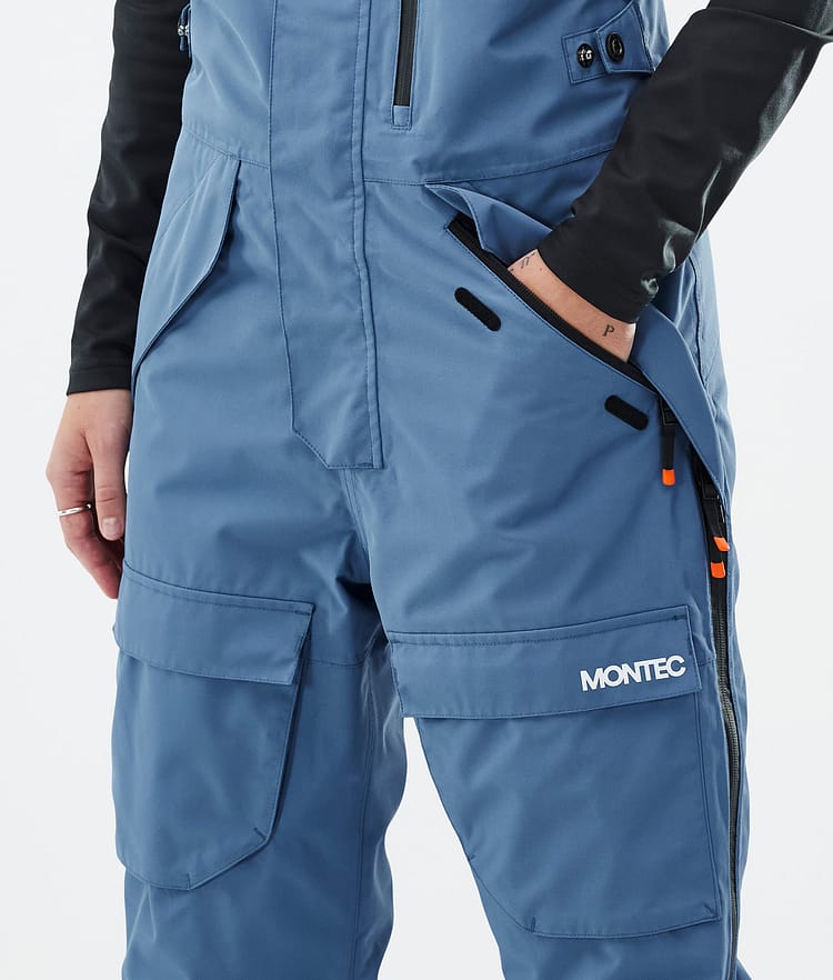 Montec Fawk W Pantalon de Snowboard Femme Blue Steel, Image 5 sur 7