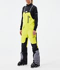 Montec Fawk W Pantalon de Ski Femme Bright Yellow/Black/Light Pearl, Image 1 sur 7