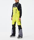 Montec Fawk W Snowboard Broek Dames Bright Yellow/Black/Light Pearl Renewed, Afbeelding 1 van 7