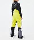 Montec Fawk W Pantalon de Snowboard Femme Bright Yellow/Black/Light Pearl, Image 4 sur 7