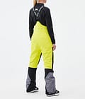 Montec Fawk W Pantaloni Snowboard Donna Bright Yellow/Black/Light Pearl, Immagine 4 di 7