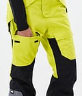 Montec Fawk W Spodnie Snowboardowe Kobiety Bright Yellow/Black/Light Pearl, Zdjęcie 7 z 7
