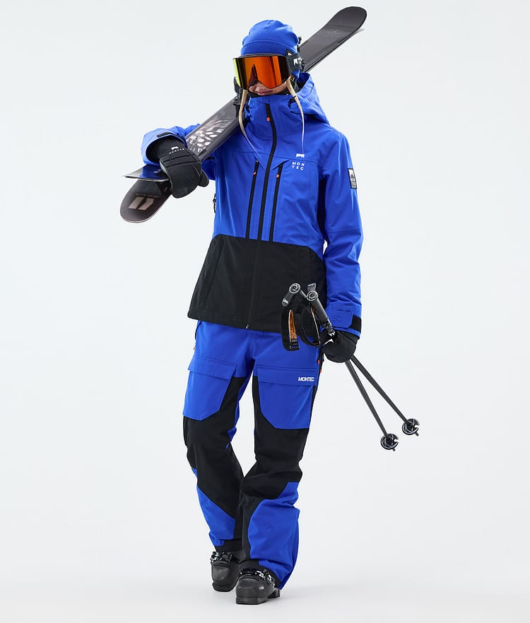 Montec Fawk W Pantalon de Ski Femme Cobalt Blue/Black, Image 3 sur 8