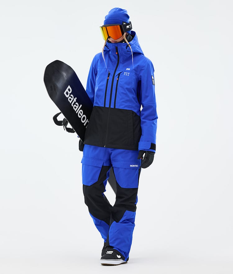 Montec Fawk W Pantalon de Snowboard Femme Cobalt Blue/Black, Image 3 sur 8
