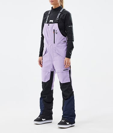 Montec Fawk W Kalhoty na Snowboard Dámské Faded Violet/Black/Dark Blue