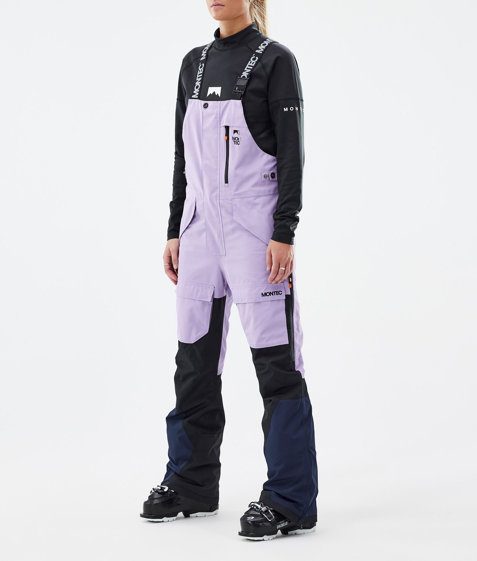 Montec Fawk W Pantalon de Ski Femme Faded Violet/Black/Dark Blue, Image 1 sur 7