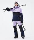 Montec Fawk W Pantalon de Ski Femme Faded Violet/Black/Dark Blue, Image 2 sur 7