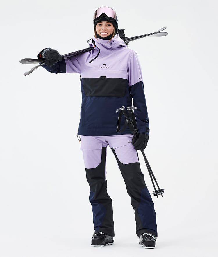 Montec Fawk W Skibroek Dames Faded Violet/Black/Dark Blue, Afbeelding 2 van 7