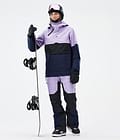 Montec Fawk W Pantalon de Snowboard Femme Faded Violet/Black/Dark Blue, Image 2 sur 7