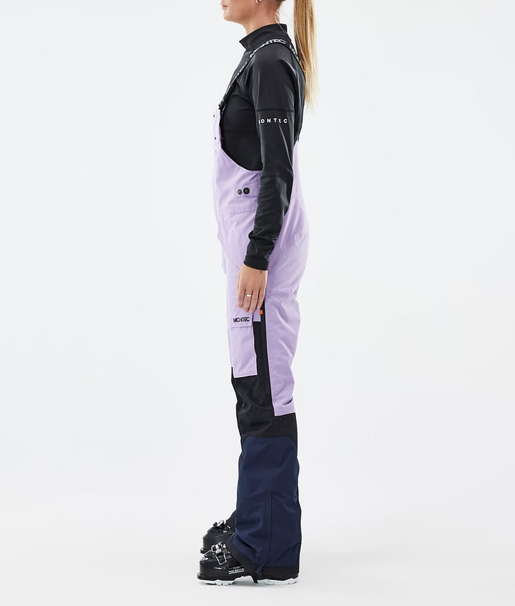 Montec Fawk W Pantaloni Sci Donna Faded Violet/Black/Dark Blue, Immagine 3 di 7