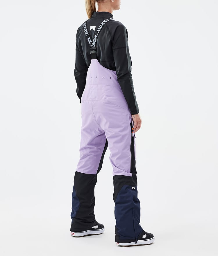 Montec Fawk W Snowboard Broek Dames Faded Violet/Black/Dark Blue, Afbeelding 4 van 7