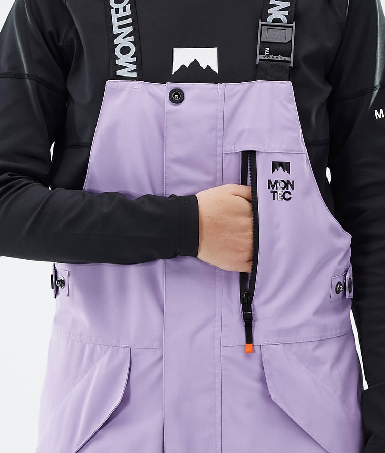 Montec Fawk W Spodnie Snowboardowe Kobiety Faded Violet/Black/Dark Blue, Zdjęcie 6 z 7