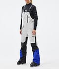 Montec Fawk W Pantalon de Ski Femme Light Grey/Black/Cobalt Blue, Image 1 sur 7