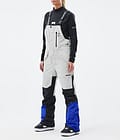 Montec Fawk W Spodnie Snowboardowe Kobiety Light Grey/Black/Cobalt Blue, Zdjęcie 1 z 7