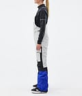 Montec Fawk W Spodnie Snowboardowe Kobiety Light Grey/Black/Cobalt Blue, Zdjęcie 3 z 7