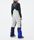 Montec Fawk W Pantaloni Snowboard Donna Light Grey/Black/Cobalt Blue