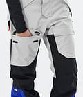 Montec Fawk W Spodnie Snowboardowe Kobiety Light Grey/Black/Cobalt Blue, Zdjęcie 7 z 7