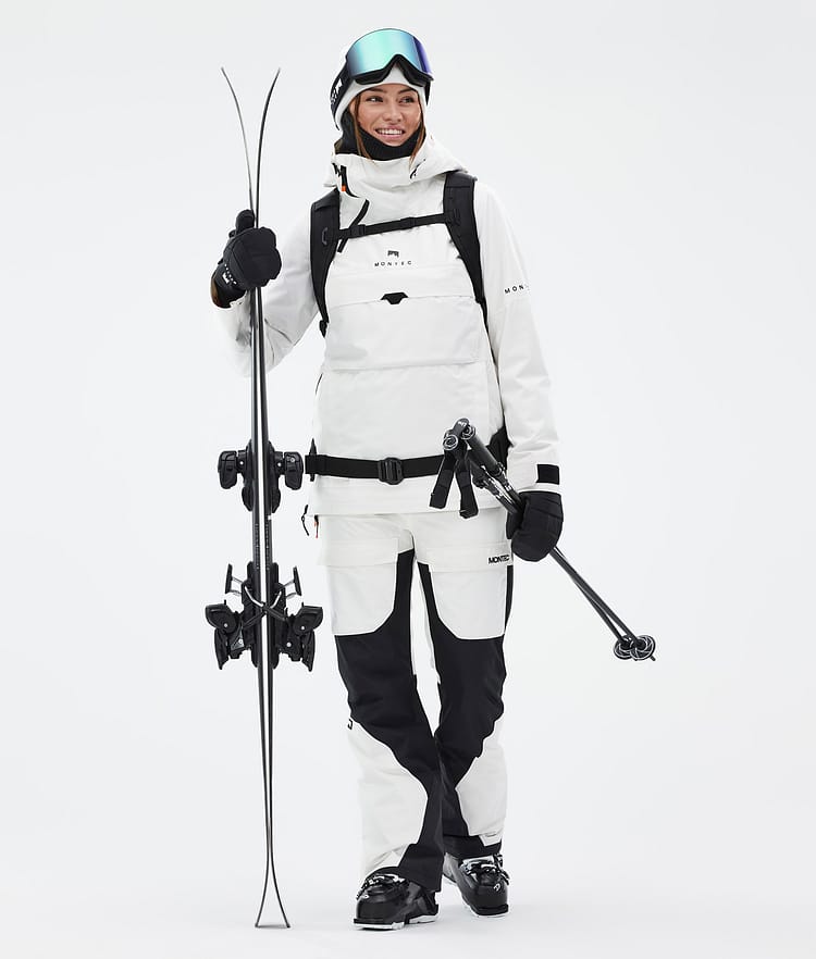 Montec Fawk W Pantalon de Ski Femme Old White/ Black