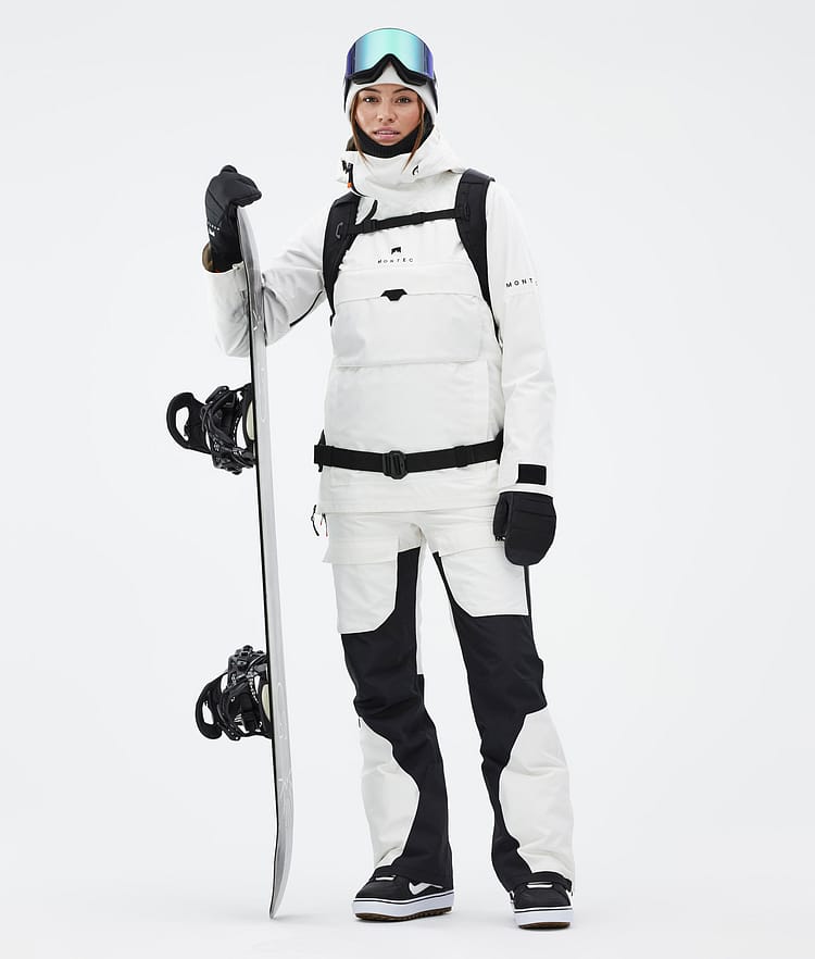 Montec Fawk W Pantalon de Snowboard Femme Old White/ Black - Blanc