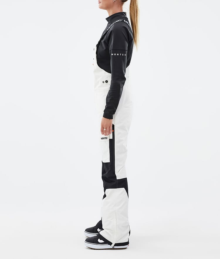 Montec Fawk W Pantalon de Snowboard Femme Old White/ Black, Image 3 sur 7