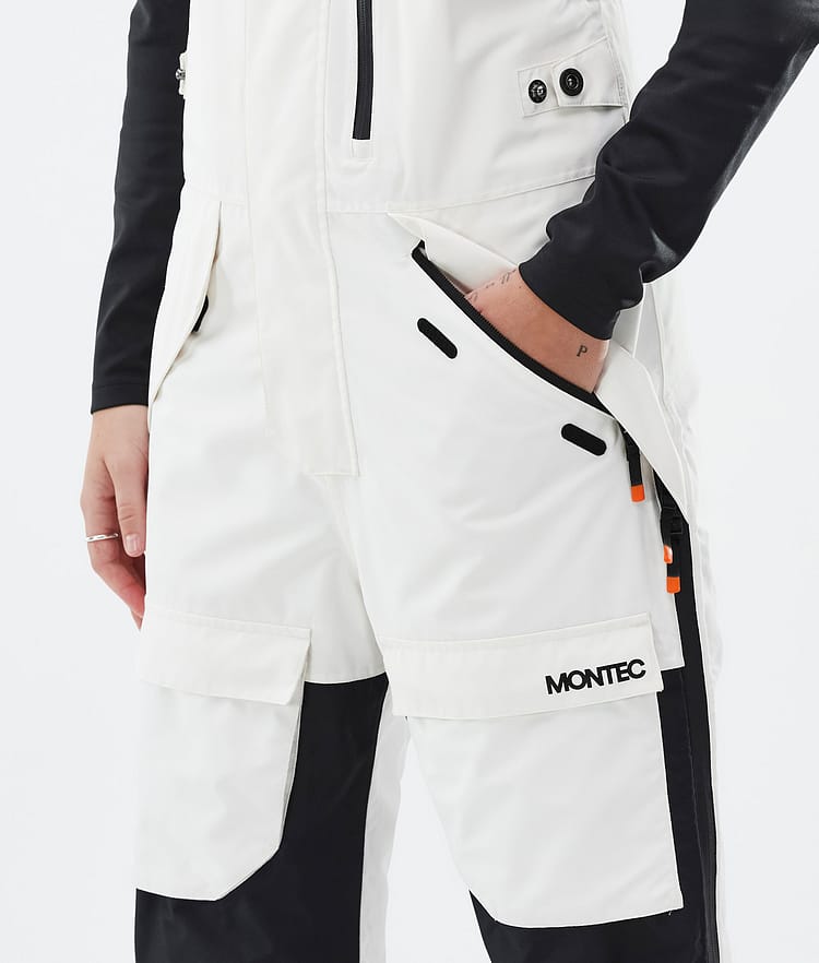 Montec Fawk W Pantalon de Snowboard Femme Old White/ Black, Image 5 sur 7