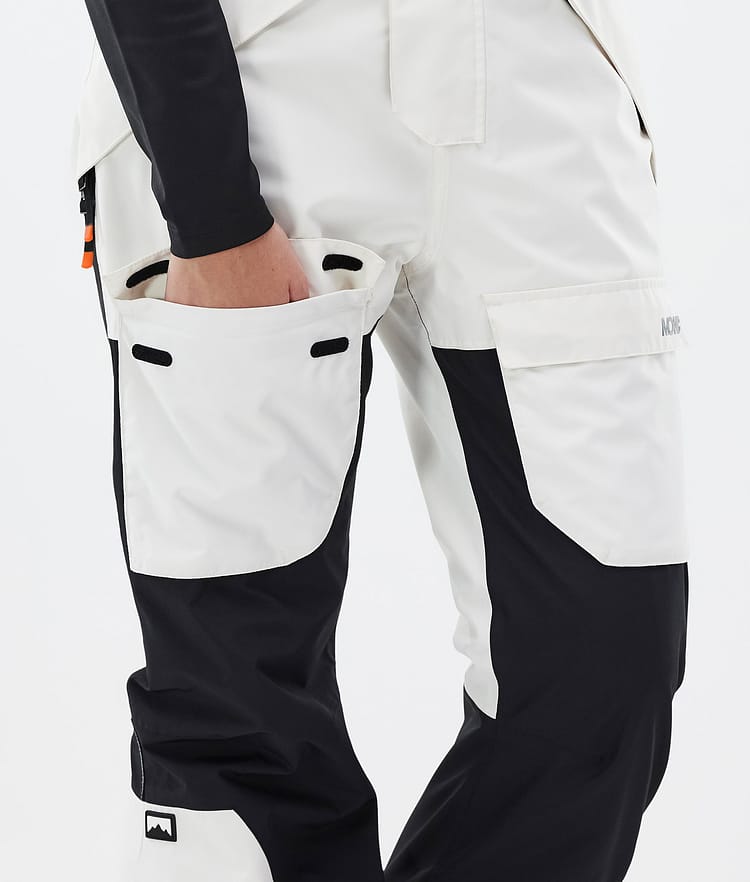 Montec Fawk W Pantalon de Snowboard Femme Old White/ Black, Image 7 sur 7