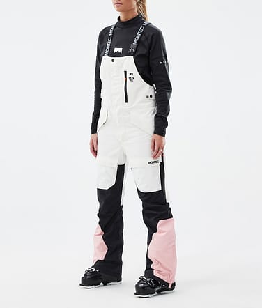 Montec Fawk W Ski Pants Women Old White/Black/Soft Pink