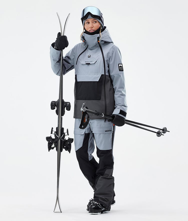 Montec Fawk W Skibroek Dames Soft Blue/Black/Phantom, Afbeelding 2 van 7