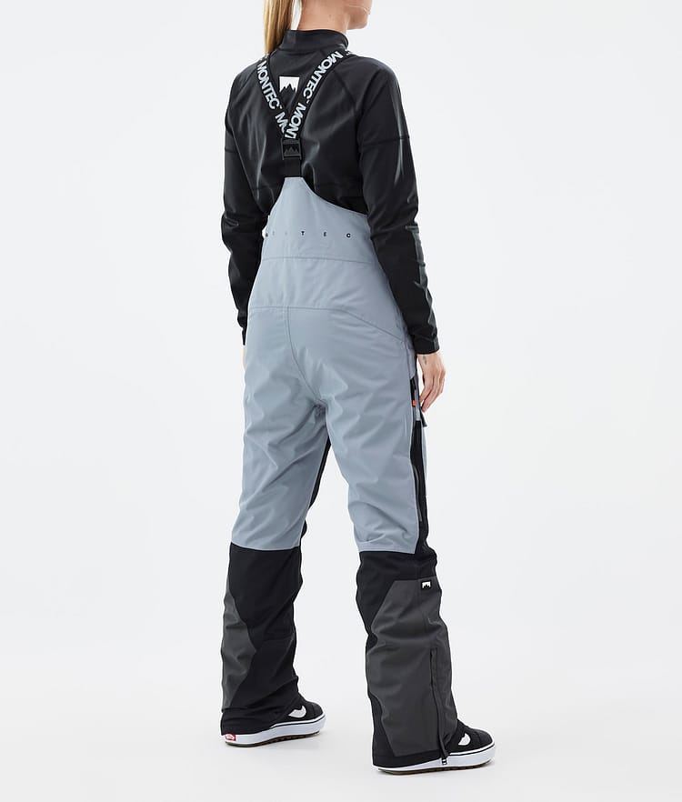 Montec Fawk W Pantaloni Snowboard Donna Soft Blue/Black/Phantom